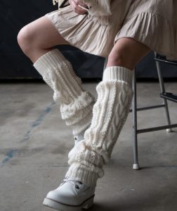 leg warmers: an unexpected comeback