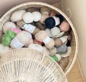 Organizing your yarn scraps