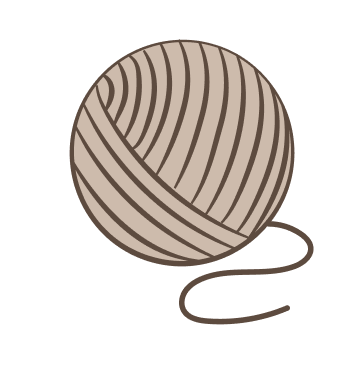 graphic of yarn skein